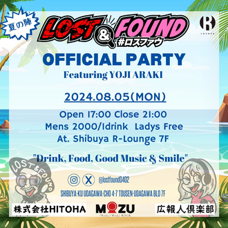 #Xt@E 〜LOST&FOUND〜 ItBVp[eB[ featuring YOJI ARAKI Ă̐w