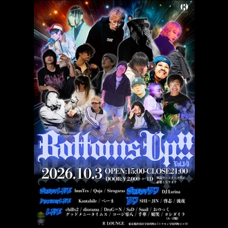 Bottoms Up!! vol.14｜R LOUNGEのフライヤー