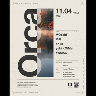 Flyer for Orca at R LOUNGE